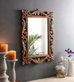 Antique Wooden Mirror